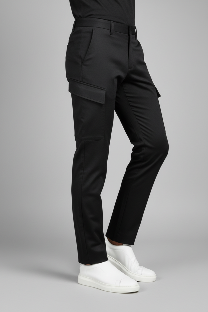Slim Chino Pants – Black