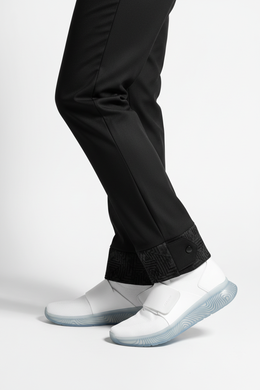 Black Tapered Jeans