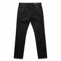 Vertex Slim Black Chino Pants flat lay