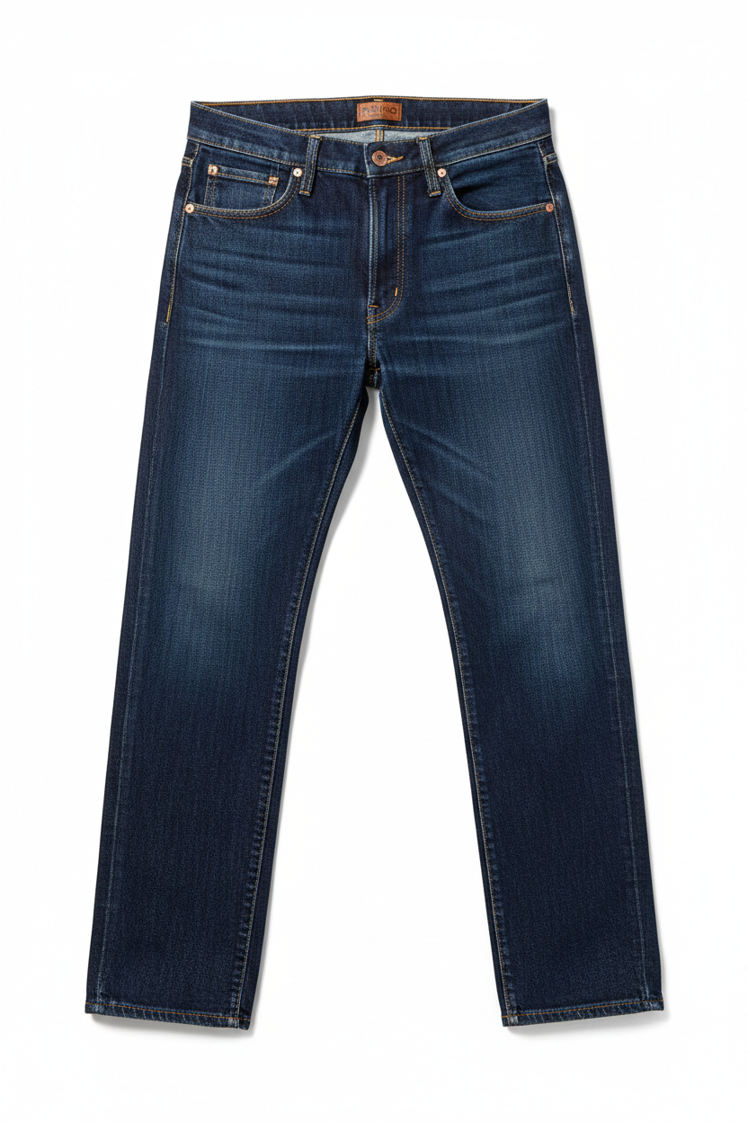 Indigo Straight Jeans