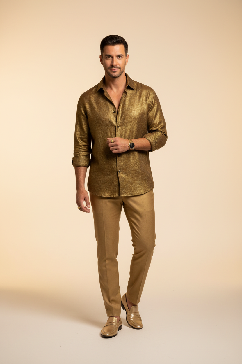 Shirt & Pant Pack – Gold