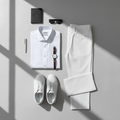 Shirt & Pant Pack – White