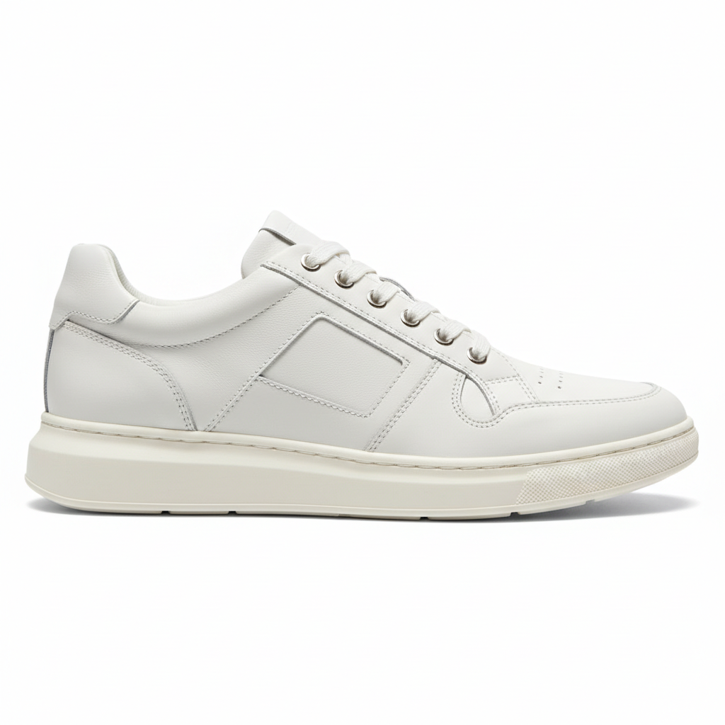 White Leather Sneaker
